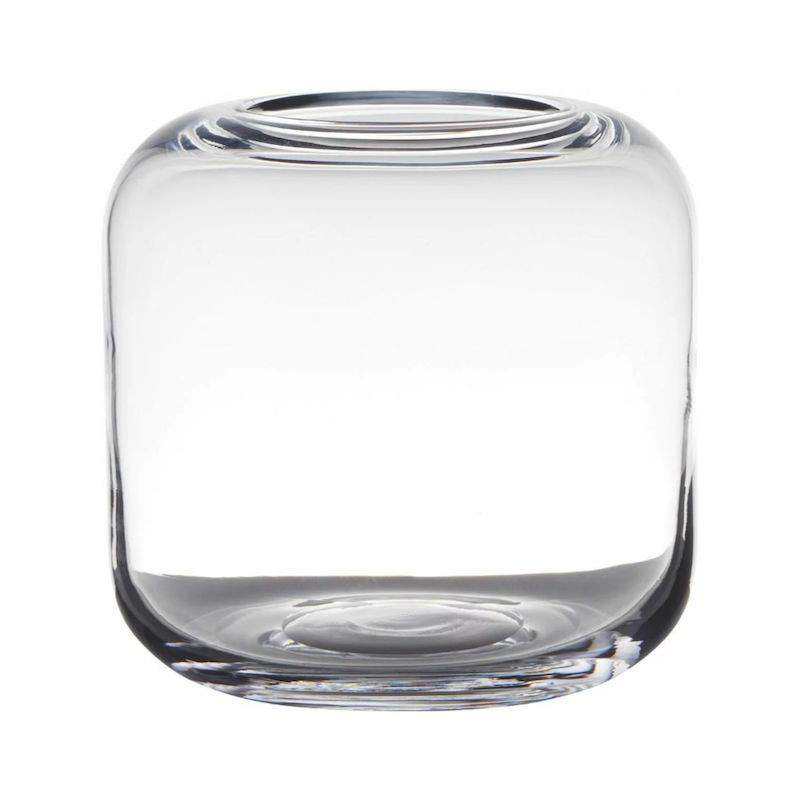 Vaso de vidro Celeste H21 D21