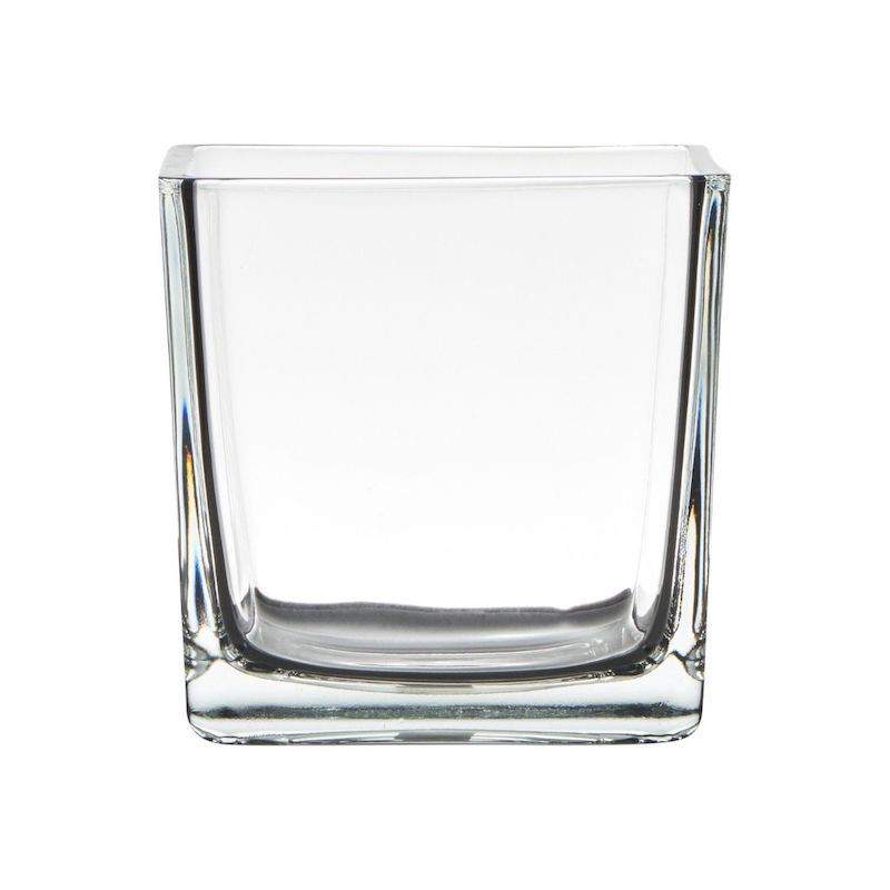 Glass Vase Cube 18x18x18