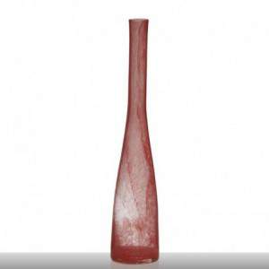 Vaso Vetro Rosso 54 cm. alto