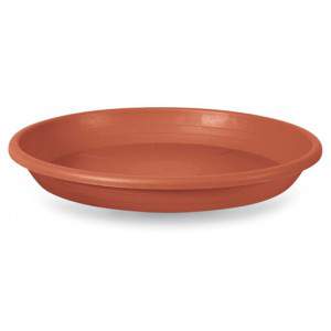 Cylinder saucer Veca terracotta