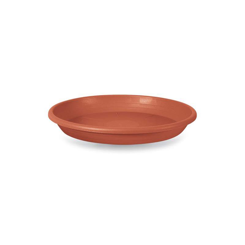 Cylinder saucer Veca terracotta Cylinder saucer Veca terracotta