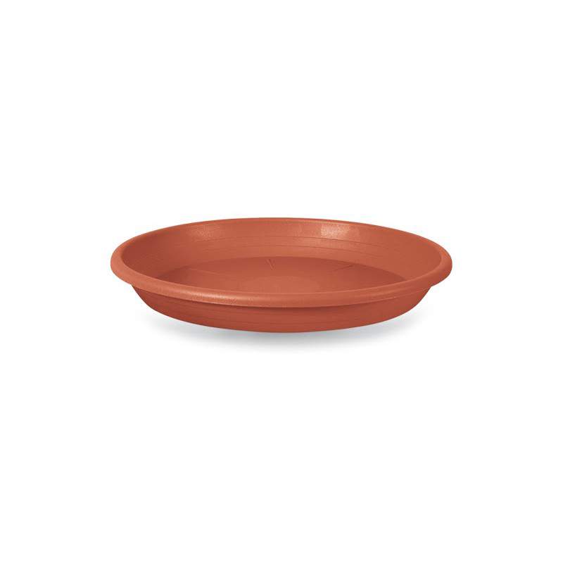 Cylinder saucer Veca terracotta