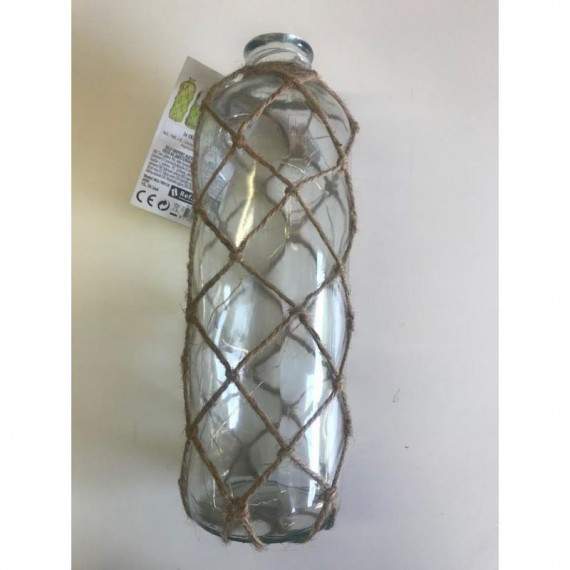 Transparante LED-glazen fles