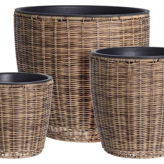 Conjunto de 3 Vasos Ecorattan