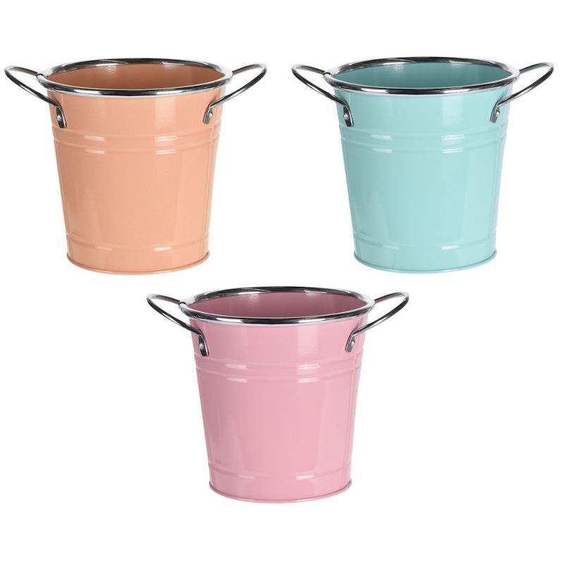 Small Bucket Pastel Planter...