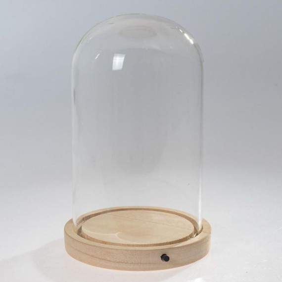Szklany dzwonek z diodą LED