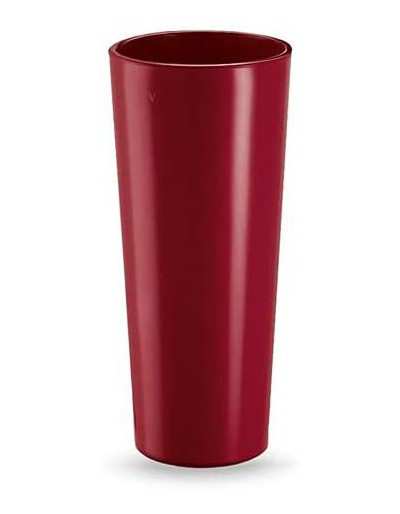 VE.CA. Vase Round High 85 Glossy Finish Various Colors (Glossy Orient Red)