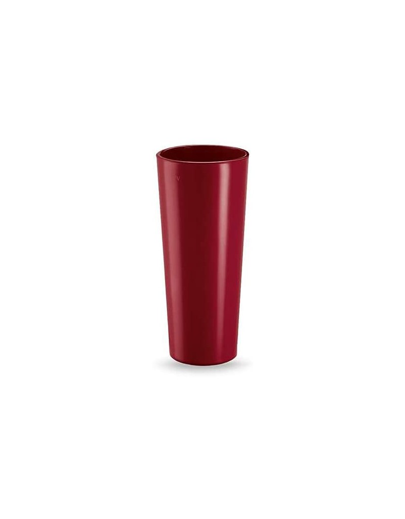 VE.CA. Vase Round High 85 Glossy Finish Various Colors (Glossy Orient Red)