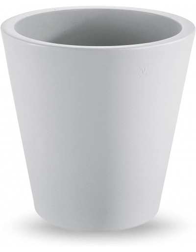 VECA SIGNLE VASE BLANC 35 CM