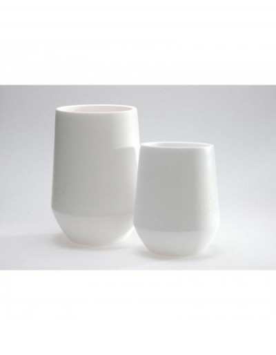 Vase Fusion Blanc D16