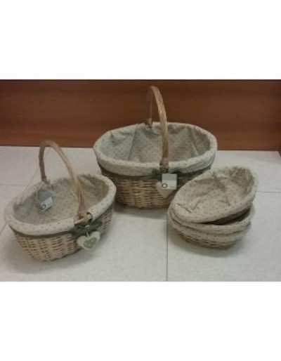 Lorel Oval Basket with...