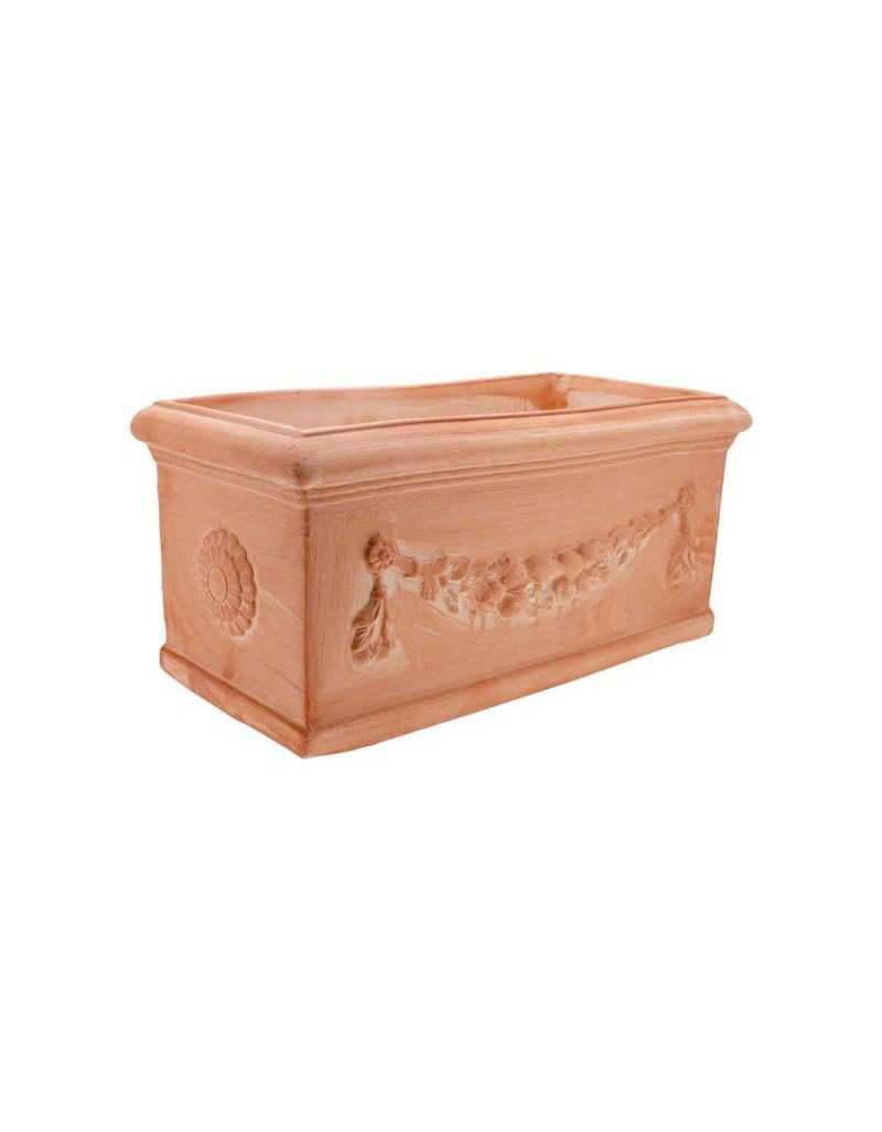 Caja festoneada 33cm Terracota