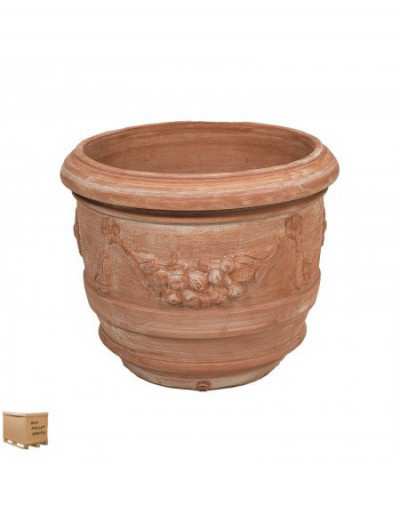 Vaso Festooned Barrel 30 cm