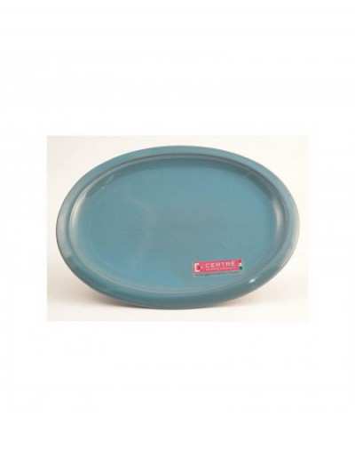 Sky Blue Oval Saucer