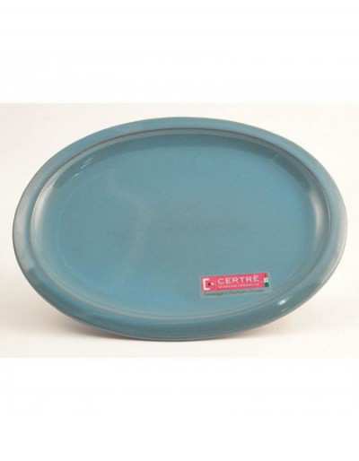 Sky Blue Oval Saucer