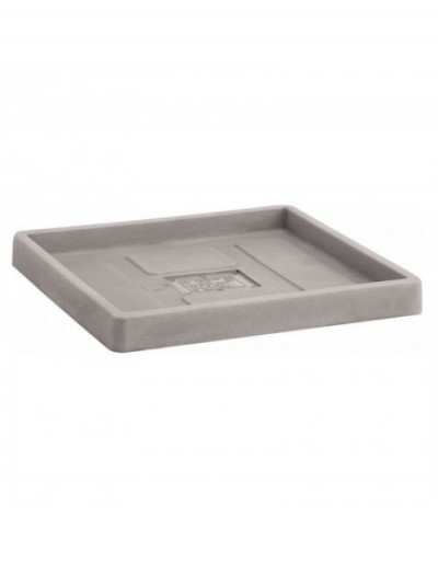 Themis Quadro Saucer 40 cm Ash