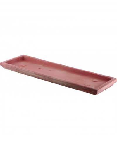 Rectangular saucer in...