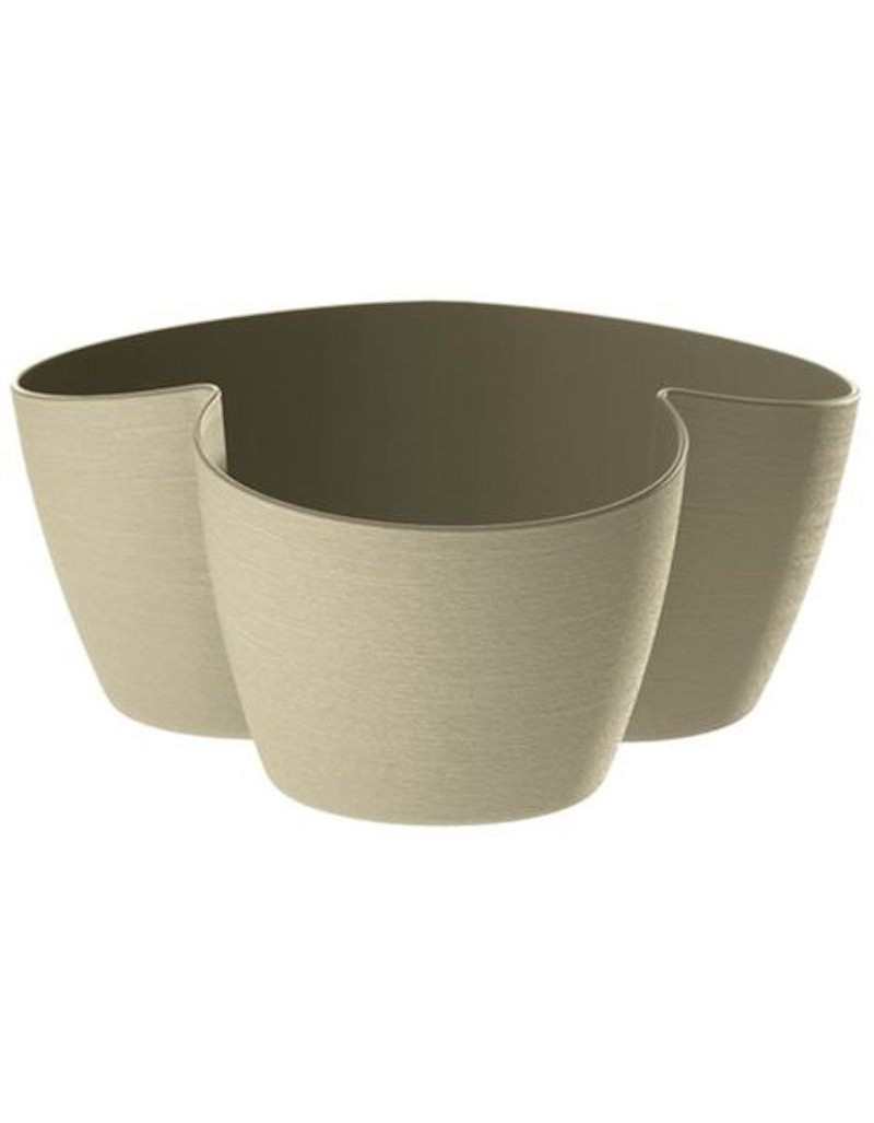 ASSO COPRIVASO 3 POSTI colore MANDORLA 14cm ASSO COPRIVASO 3 POSTI colore MANDORLA 14cm