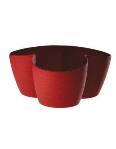 Asso WC-Sitz 3 Sitze 12 cm Rot