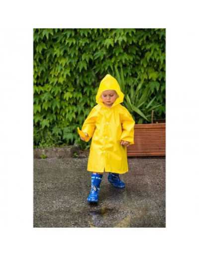 GENERICO Capa Chubasquero AMARILLO Impermeable Infantil