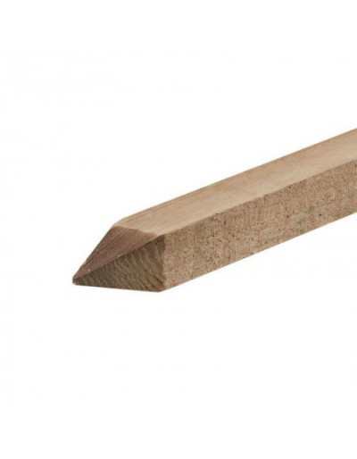 Square wooden stake with...