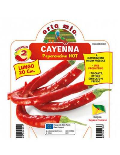 Long Hot Cayenne Pepper...