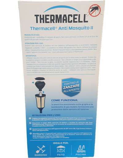 TORCIA ANTIZANZARE Thermacell istruzioni