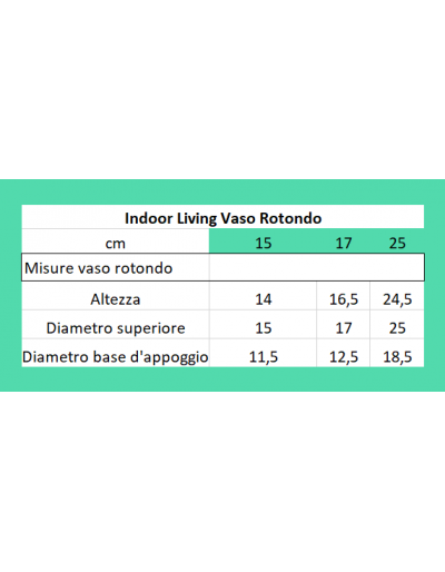 Vaso Living Indoor