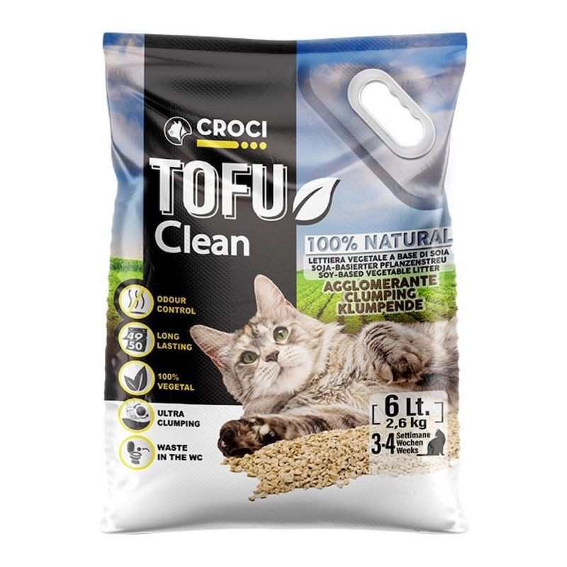Tofu Clean Litter 6 Lt 2.6 Kg