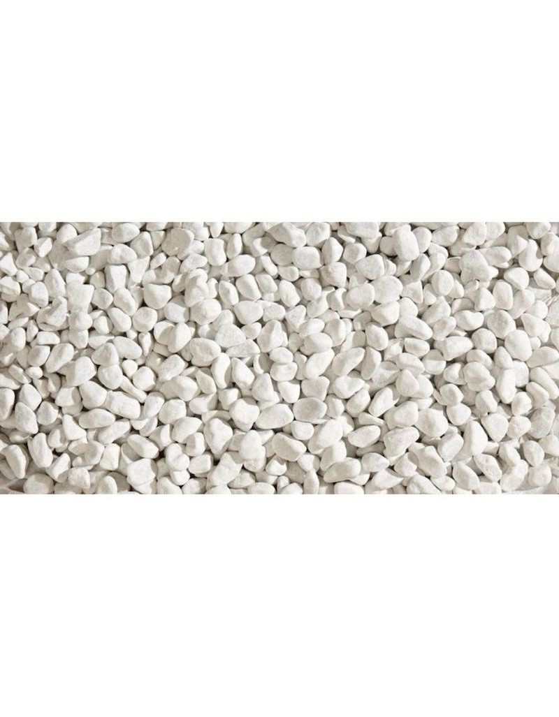Weiße Carrara-Kiesel 15-25 mm