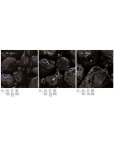 Ebony Zwarte Pebbles 25-40 mm