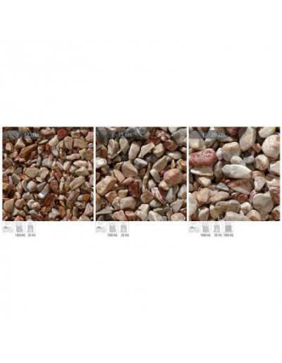 Arabescato pebbles 15-25 mm