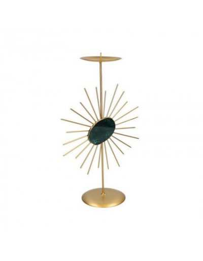 Gold / Sun Blue Candleholder