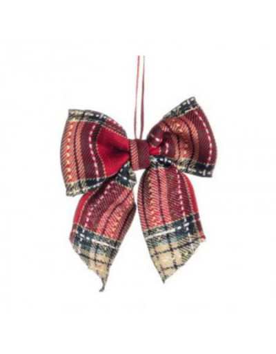 Tartan Bow Pendant 2 Pieces