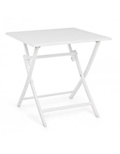 Table Pliante Elin 70 cm Blanc