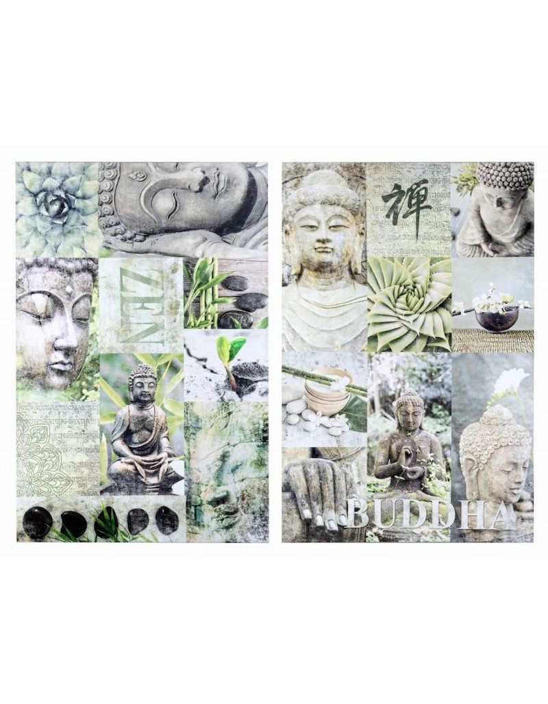 Medita Glossy Canvas Print Medita Glossy Canvas Print