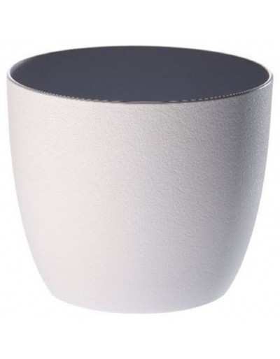 POT COVER MILANO 11cm WHITE