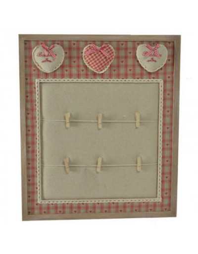 Portamemo Legno e Stoffa