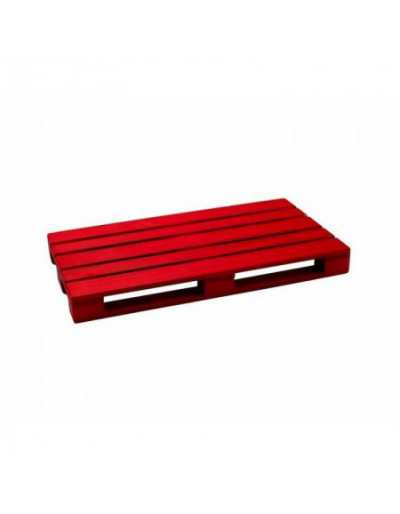 Rode houten palletsnijplank