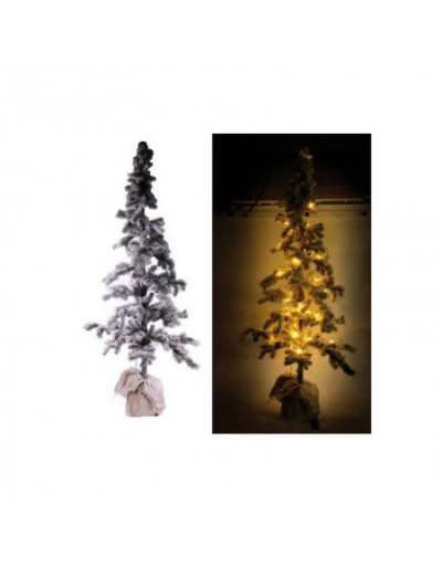 Green Snowy Tree LED med...