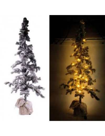 Green Snowy Tree LED med...