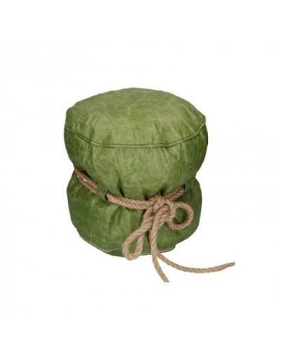 Pouf Rond Vert en Cellulose...