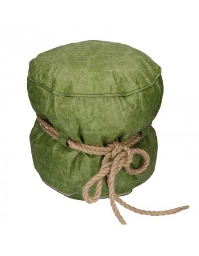 Round Green Cellulose Pouf...