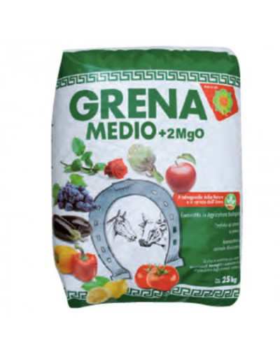 Organic Biostimulant Fertilizer Pelleted Grena Medium 25 Kg