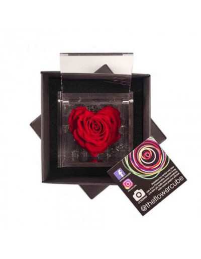 Box with Rose Cherie Heart...