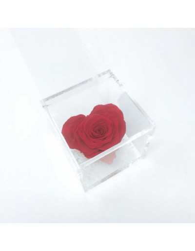 Box with Rose Cherie Heart...