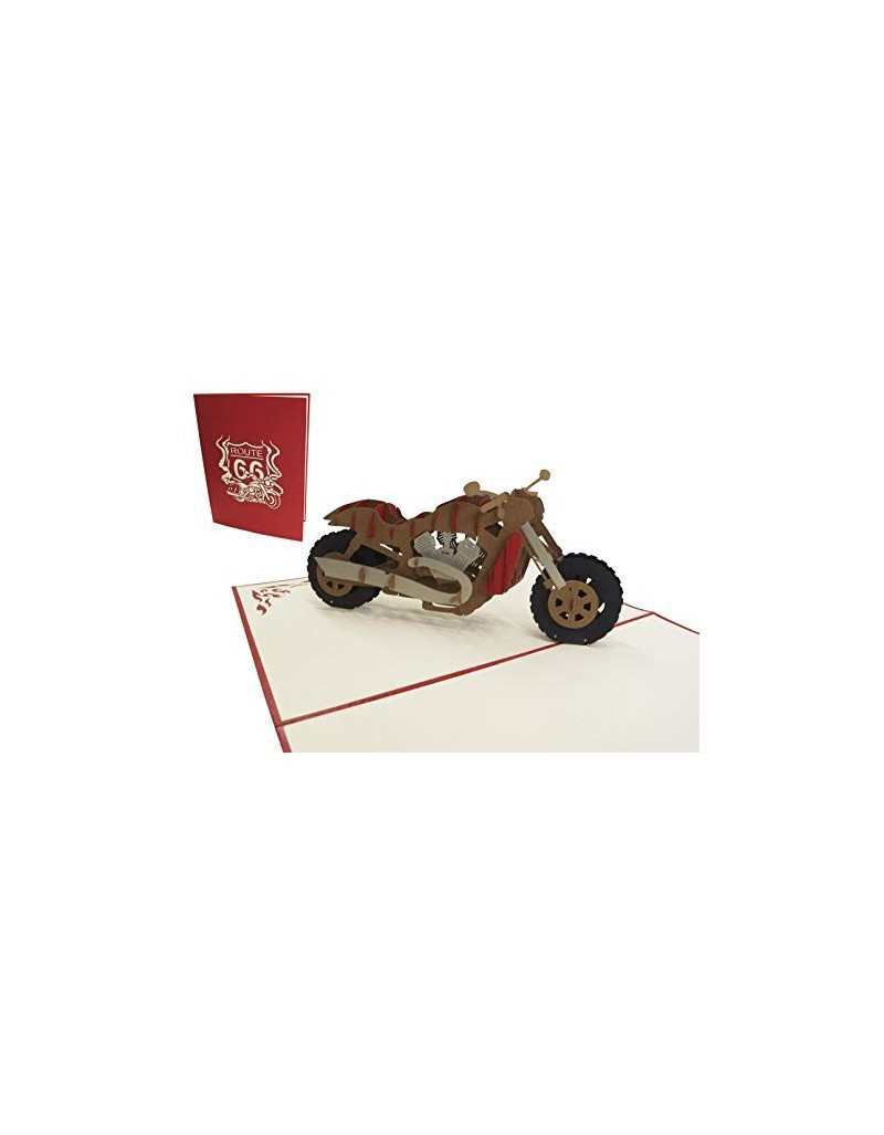 Kartka z życzeniami motocykla Origamo