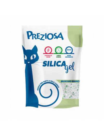 Arena Perfumada Silica Preciosa Almizcle Blanco 2,25 Kg