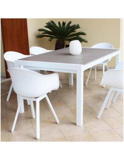 Extendable Table Waikiki 162/242 x 100 White