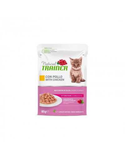 NATURAL CAT KITTEN MET KIP 85GR